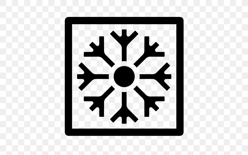 Frozen Food Snowflake, PNG, 512x512px, Frozen Food, Area, Black And White, Drawing, Freezers Download Free