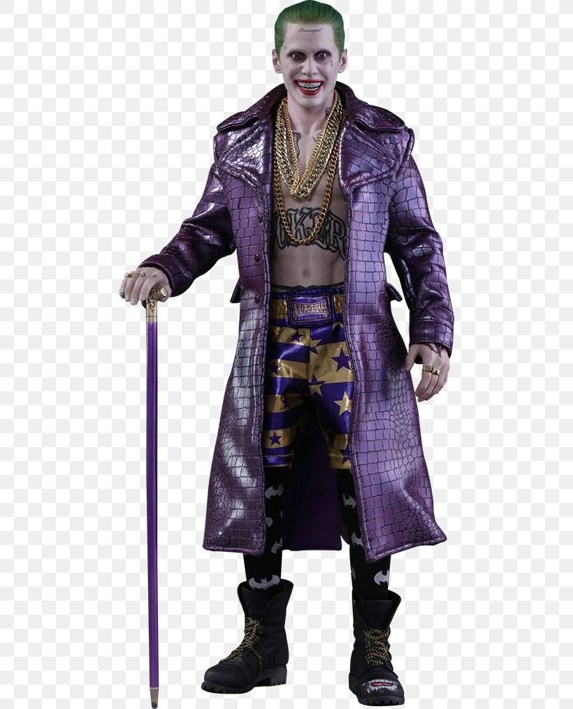 Joker Suicide Squad Harley Quinn Jared Leto Deadshot, PNG, 480x1015px, 16 Scale Modeling, Joker, Action Figure, Action Toy Figures, Costume Download Free