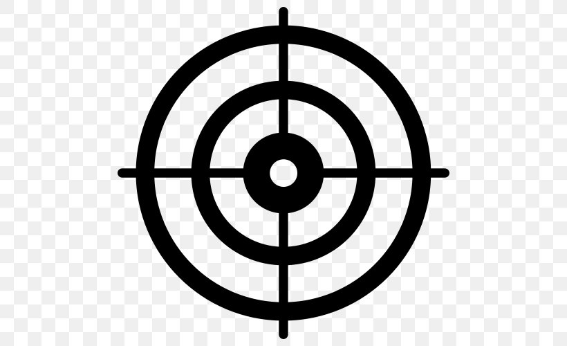 Shooting Target Bullseye Clip Art, PNG, 500x500px, Shooting Target, Area, Black And White, Blog, Bullseye Download Free