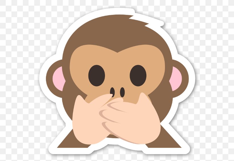 The Evil Monkey Three Wise Monkeys Emoji, PNG, 600x564px, Evil Monkey, Drawing, Ear, Emoji, Evil Download Free