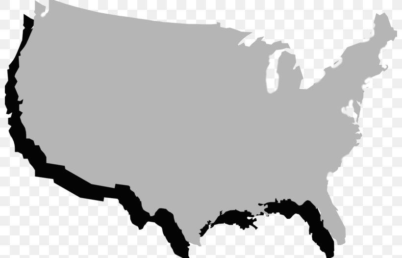 United States Royalty-free Clip Art, PNG, 800x526px, United States, Black, Black And White, Flag Of The United States, Map Download Free