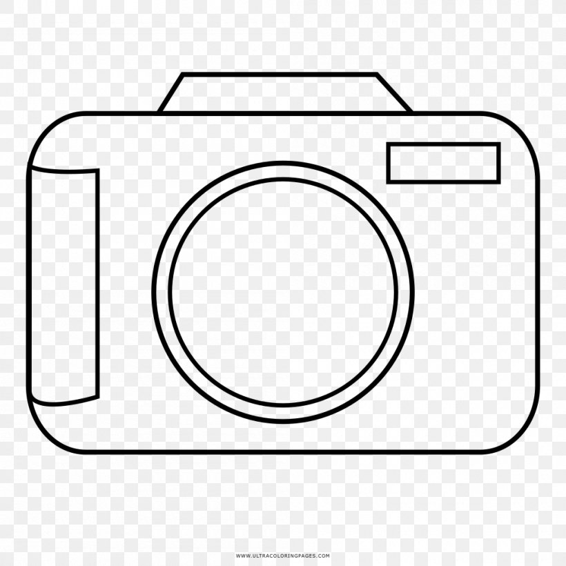 Coloring Book Drawing Camera Photography, PNG, 1000x1000px, Coloring Book, Area, Black And White, Camera, Drawing Download Free