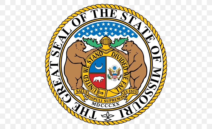 Seal Of Missouri Great Seal Of The United States U.S. State Missouri Senate, PNG, 500x500px, Missouri, Area, Brand, Crest, Great Seal Of California Download Free