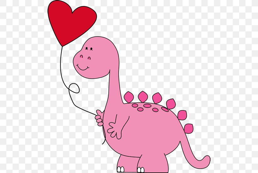 Dinosaur Valentine Valentine's Day Clip Art, PNG, 518x550px, Dinosaur, Animal Figure, Art, Artwork, Beak Download Free