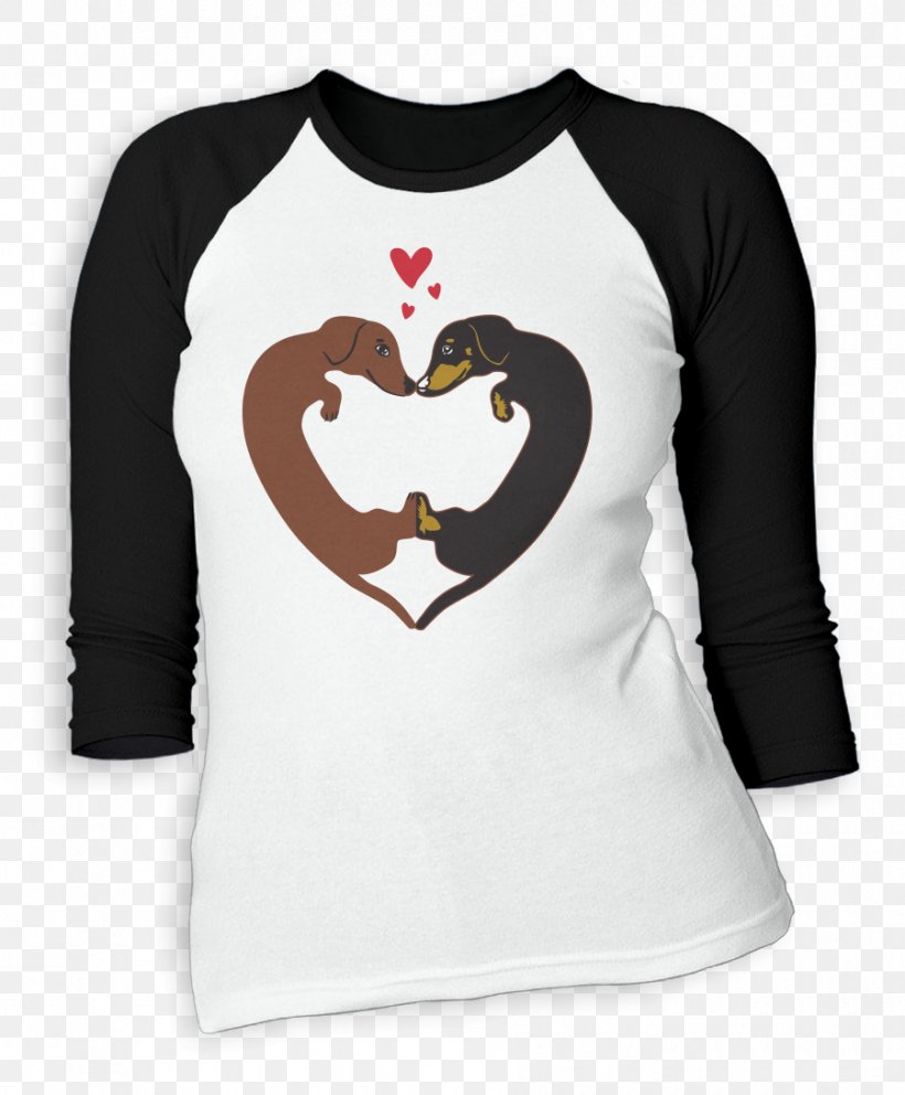 T-shirt Dachshund Sleeve Clothing, PNG, 900x1089px, Watercolor, Cartoon, Flower, Frame, Heart Download Free