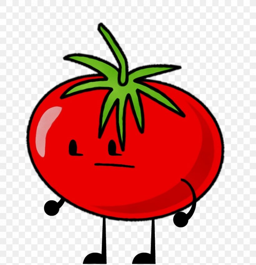 Tomato, PNG, 848x875px, Watercolor, Fruit, Leaf, Paint, Plant Download Free