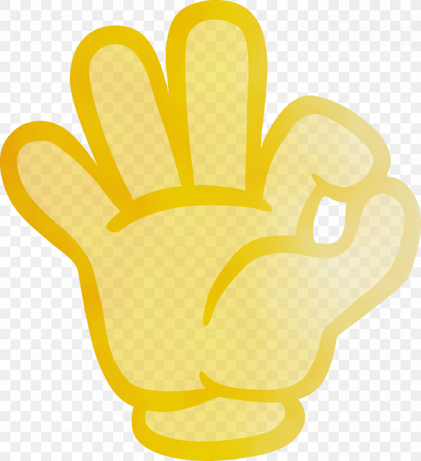 Yellow Hand Gesture Finger, PNG, 2741x3000px, Hand Gesture, Finger, Gesture, Hand, Paint Download Free
