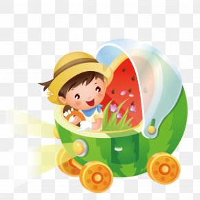 Driving A Small Boy In A Watermelon Car - Arabic Name Meaning Muslim Pronunciation PNG