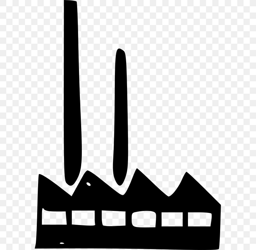 Building Factory Symbol Clip Art, PNG, 597x800px, Building, Bitmap, Black, Black And White, Brand Download Free