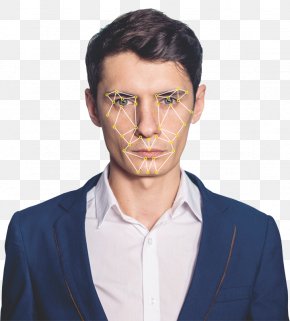 Male Face - Facial Recognition System Retinal Scan Biometrics Closed-circuit Television PNG