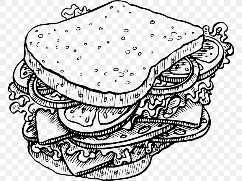 Hamburger Cartoon, PNG, 768x616px, Hamburger, Avocado, Bacon Jam, Bread, Butter Download Free