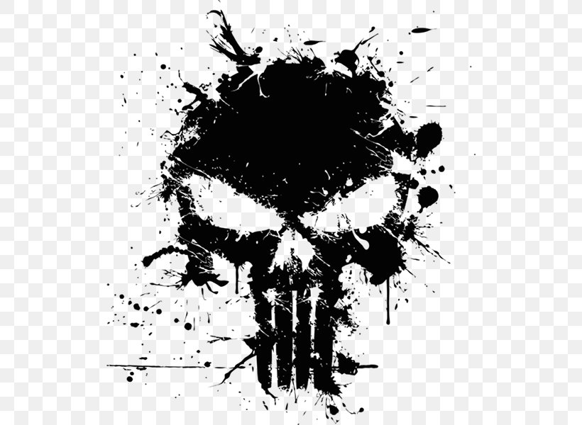 Punisher Vector Graphics Graphic Design Marvel Comics, PNG, 600x600px, Punisher, Art, Black And White, Drawing, Marvel Comics Download Free