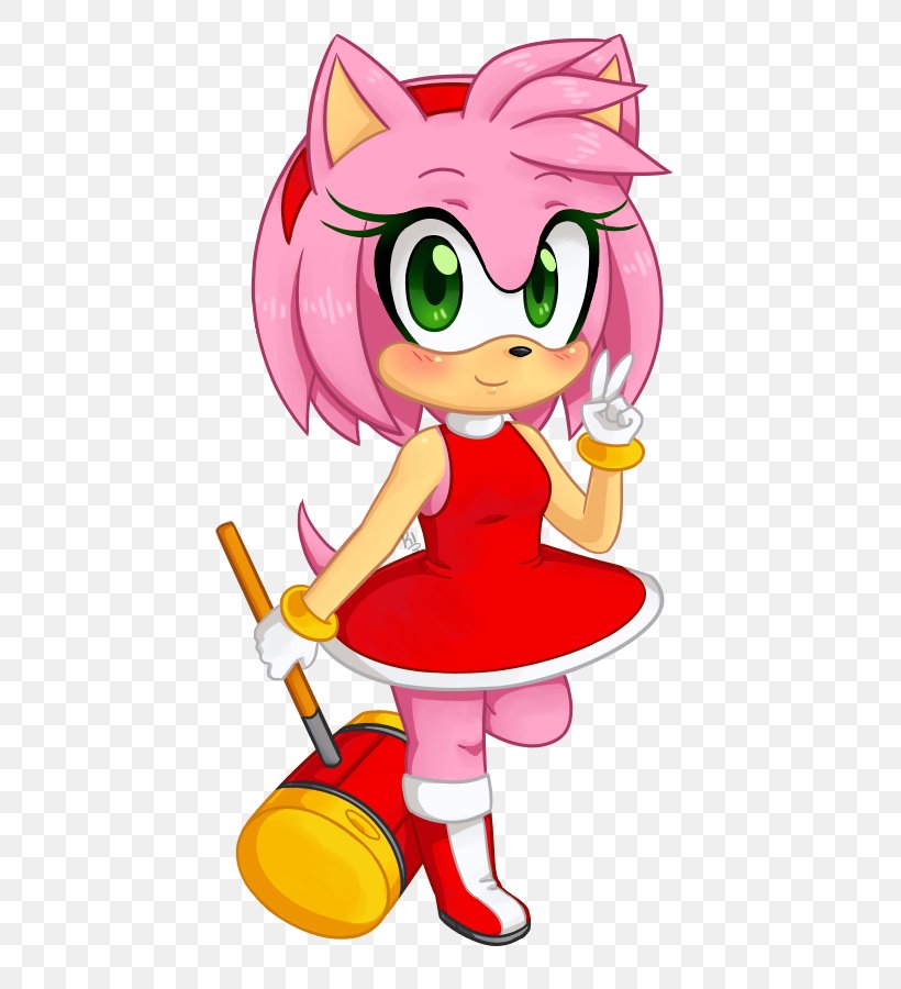 Sonic The Hedgehog Amy Rose Mario & Sonic At The London 2012 Olympic Games Video Game, PNG, 600x900px, Watercolor, Cartoon, Flower, Frame, Heart Download Free