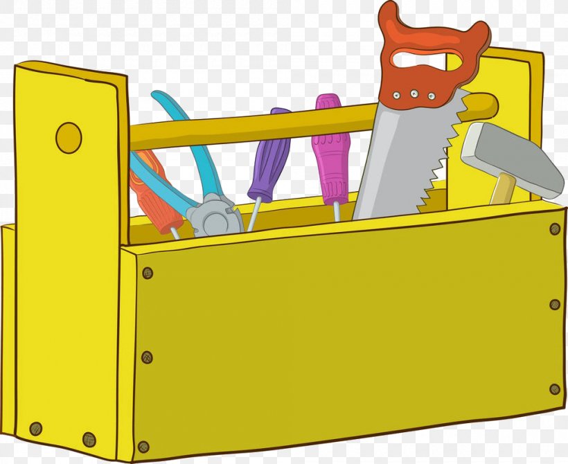 Cartoon Toolbox Hammer, PNG, 1000x818px, Cartoon, Area, Axe, Furniture, Graphic Arts Download Free