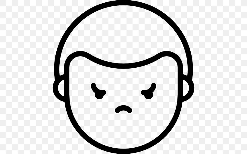 Fat Boy, PNG, 512x512px, Emoticon, Black, Black And White, Face, Facial Expression Download Free