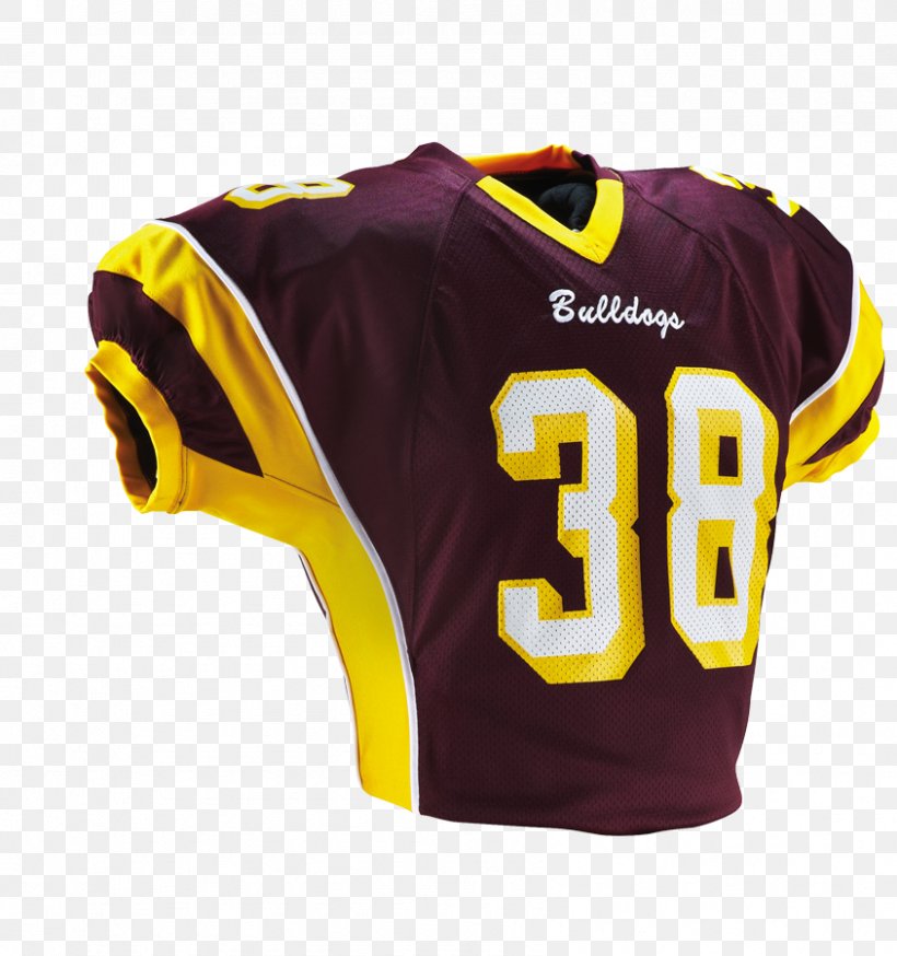 Sports Fan Jersey Protective Gear In Sports Yellow, PNG, 844x900px, Sports Fan Jersey, American Football, Brand, Football Equipment And Supplies, Jersey Download Free