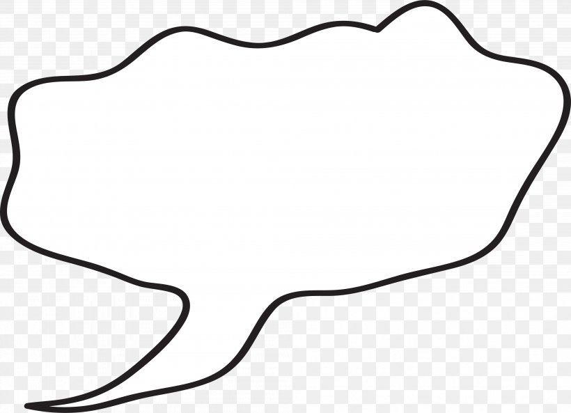 Text Speech Balloon, PNG, 4001x2898px, Text, Area, Black, Black And White, Bubble Download Free