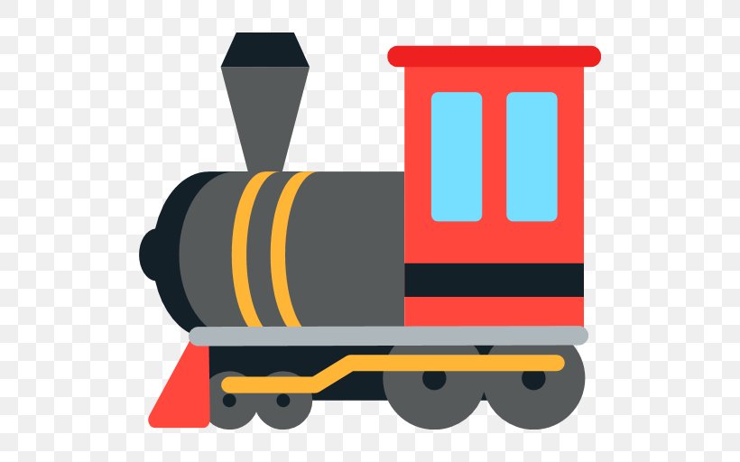 Train Emoji Steam Locomotive Transport, PNG, 512x512px, Train, Area, Brand, Cargo, Diesel Locomotive Download Free