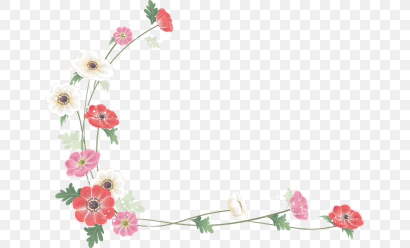 Borders And Frames Flower Watercolor Painting, PNG, 640x496px, Borders And Frames, Blossom, Branch, Color, Cut Flowers Download Free