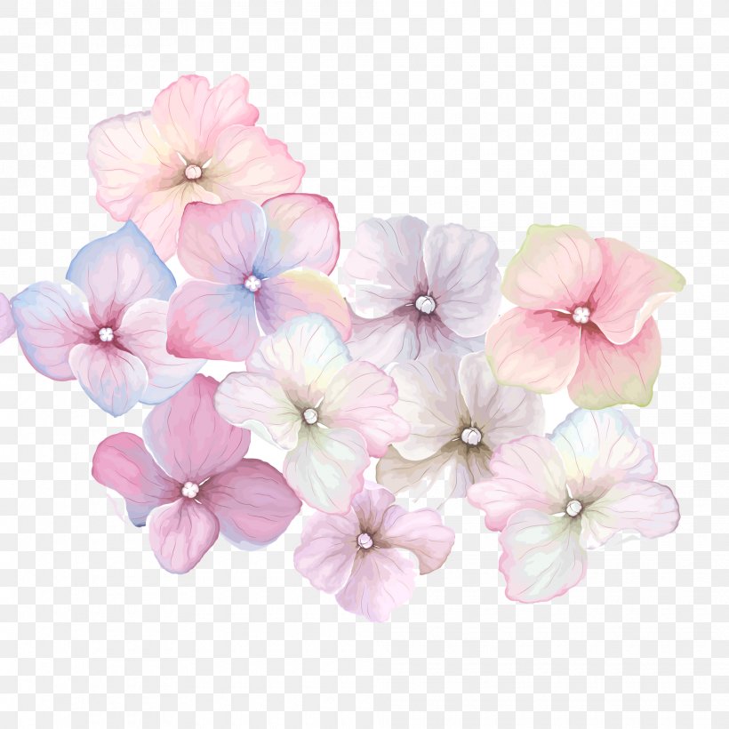 Floral Design Pink Flowers Pattern, PNG, 1980x1980px, Floral Design, Blossom, Blue, Cherry Blossom, Color Download Free