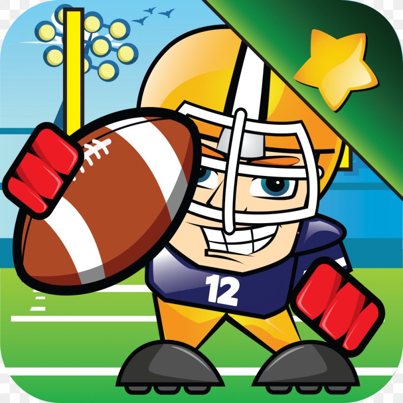 American Football Quarterback NFL Sport Ultimate, PNG, 1024x1024px, American Football, Area, Artwork, Cartoon, Character Download Free
