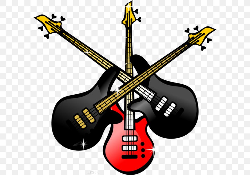 Bass Guitar Electric Guitar Musical Instrument, PNG, 600x577px, Watercolor, Cartoon, Flower, Frame, Heart Download Free