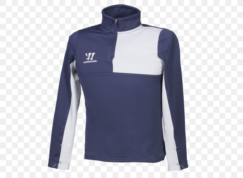 Bunda Warrior Alpha 1/4 Zip SR T-shirt Ice Hockey Textile Sports, PNG, 600x600px, Tshirt, Active Shirt, Blue, Clothing, Cobalt Blue Download Free