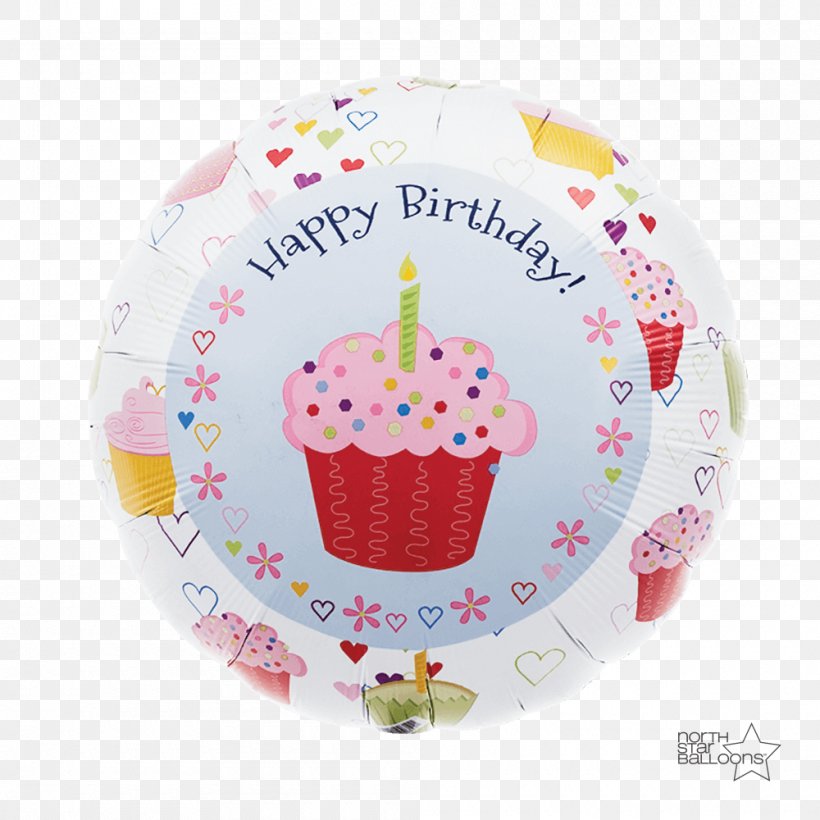 Cupcake Toy Balloon Birthday Cake, PNG, 1000x1000px, Cupcake, Aluminium Foil, Balloon, Balloon Release, Birthday Download Free