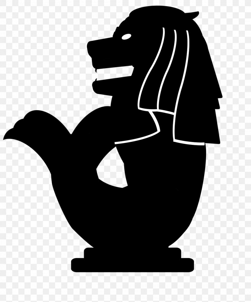 Lion Head Symbol Of Singapore Merlion Clip Art Image, PNG, 1066x1280px, Singapore, Black, Black And White, Fictional Character, Joint Download Free