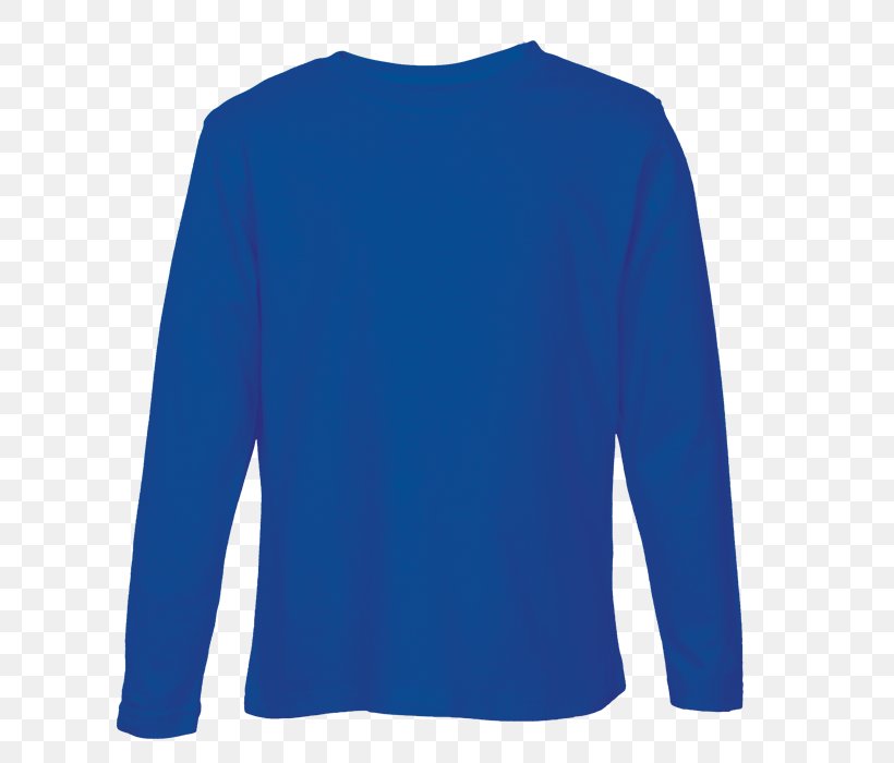 Long-sleeved T-shirt Long-sleeved T-shirt Shoulder, PNG, 700x700px, Tshirt, Active Shirt, Blue, Bluza, Cobalt Download Free