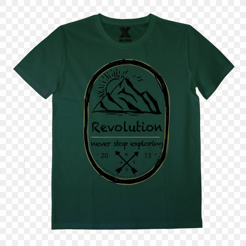 T-shirt Logo Sleeve Brand Font, PNG, 1024x1024px, Tshirt, Brand, Green, Logo, Sleeve Download Free