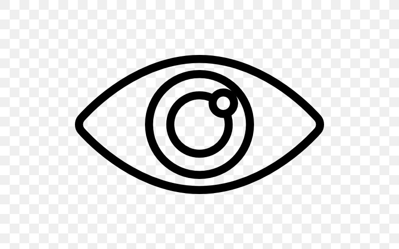 Vision Icon, PNG, 512x512px, Web Open Font Format, Area, Black And White, Eye, Line Art Download Free