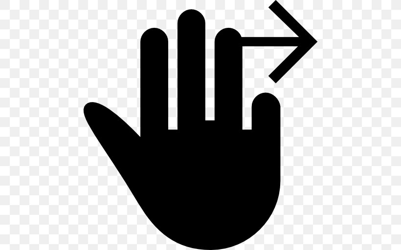 Finger Gesture Symbol Clip Art, PNG, 512x512px, Finger, Black And White, Cdr, Digit, Gesture Download Free