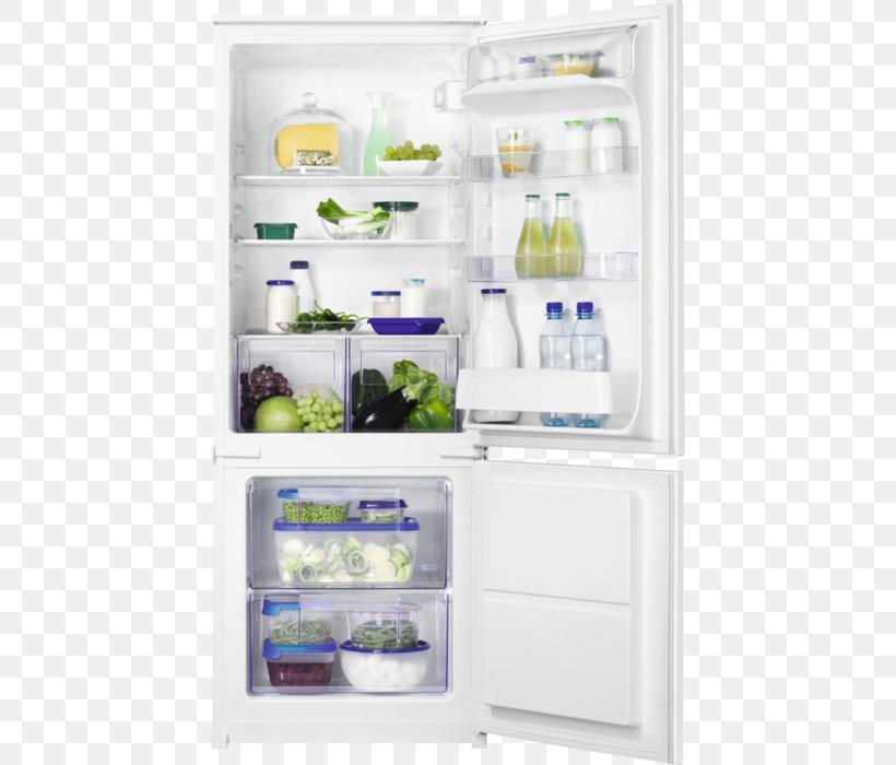 Refrigerator Zanussi ZBB28441SA Freezers ZANUSSI Zanussi ZBB24431SA, PNG, 700x700px, Refrigerator, Autodefrost, Defrosting, Drawer, Freezers Download Free