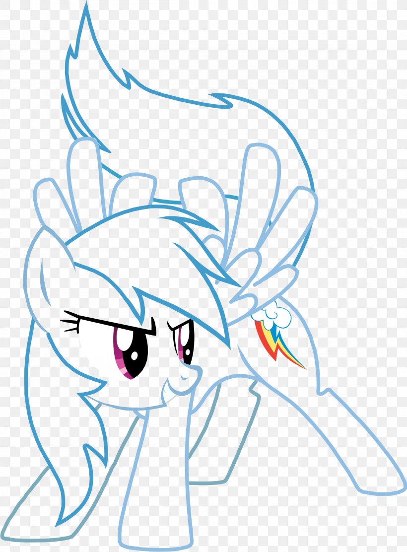 Rainbow Dash Black And White Clip Art, PNG, 2360x3202px, Watercolor, Cartoon, Flower, Frame, Heart Download Free
