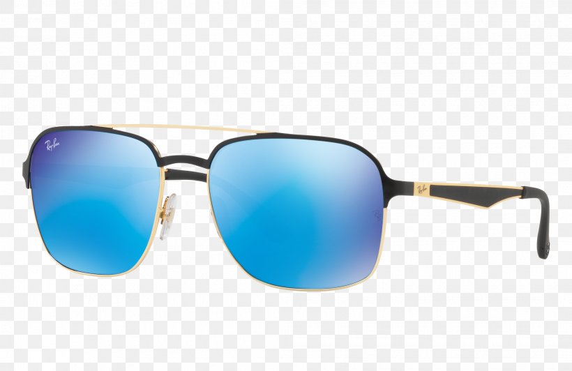 Ray-Ban Blaze Hexagonal Aviator Sunglasses Ray-Ban Wayfarer, PNG, 2090x1357px, Rayban, Aqua, Aviator Sunglasses, Azure, Blue Download Free