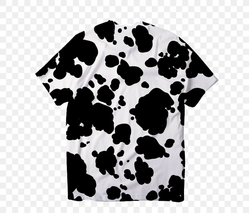 T-shirt Harajuku Kitsch Kavaii Cattle, PNG, 700x700px, Tshirt, Beret, Black, Cattle, Cuteness Download Free