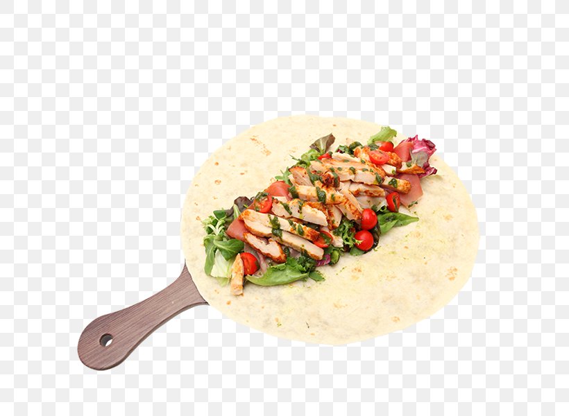 Vegetarian Cuisine Wrap Menu Corn Tortilla Dish, PNG, 600x600px, Vegetarian Cuisine, Corn Tortilla, Cuisine, Dish, Drink Download Free