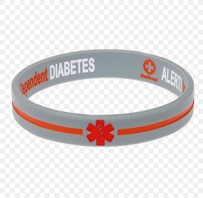 Diabetes Awareness Flower Bracelet