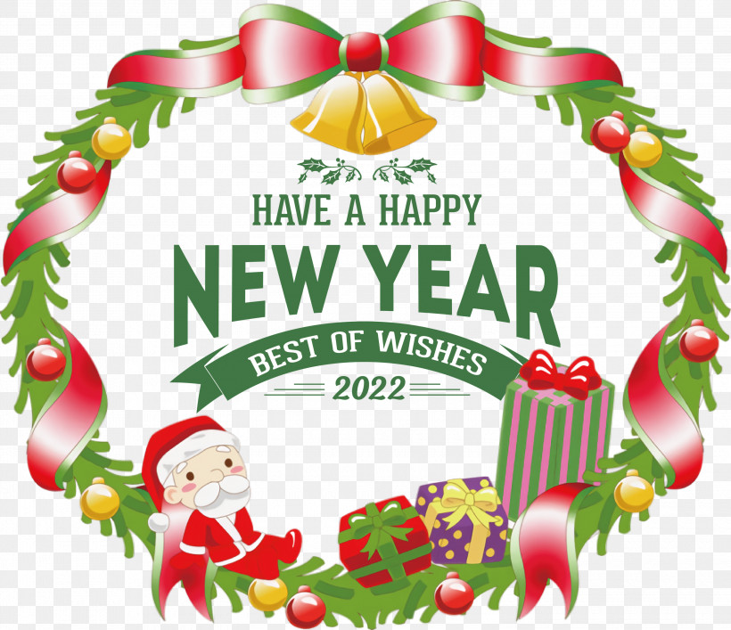 Happy New Year 2022 2022 New Year 2022, PNG, 3000x2589px, Christmas Day, Advent, Advent Calendar, Advent Wreath, Bauble Download Free