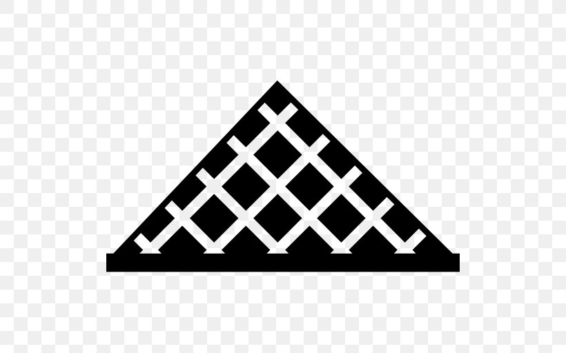 Musée Du Louvre Louvre Pyramid, PNG, 512x512px, Louvre Pyramid, Area, Black, Black And White, Logo Download Free