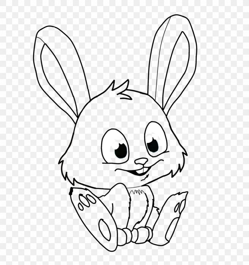 Domestic Rabbit Easter Bunny Hare Drawing, PNG, 1024x1089px, Watercolor, Cartoon, Flower, Frame, Heart Download Free