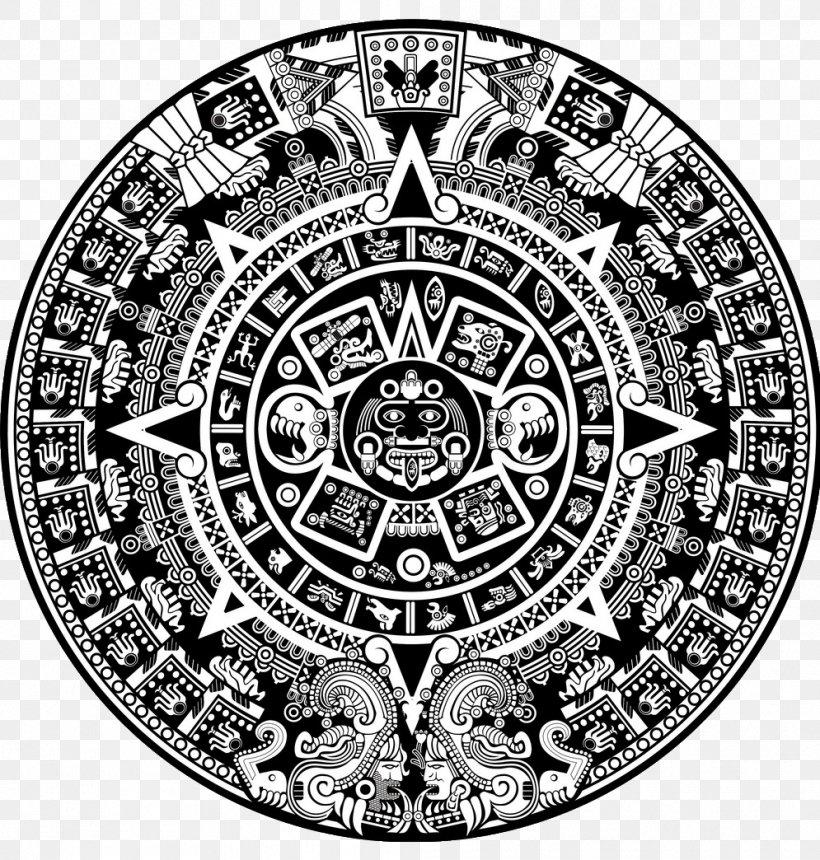 Silver Circle, PNG, 995x1044px, Aztec Calendar, Aztecs, Badge, Calendar ...
