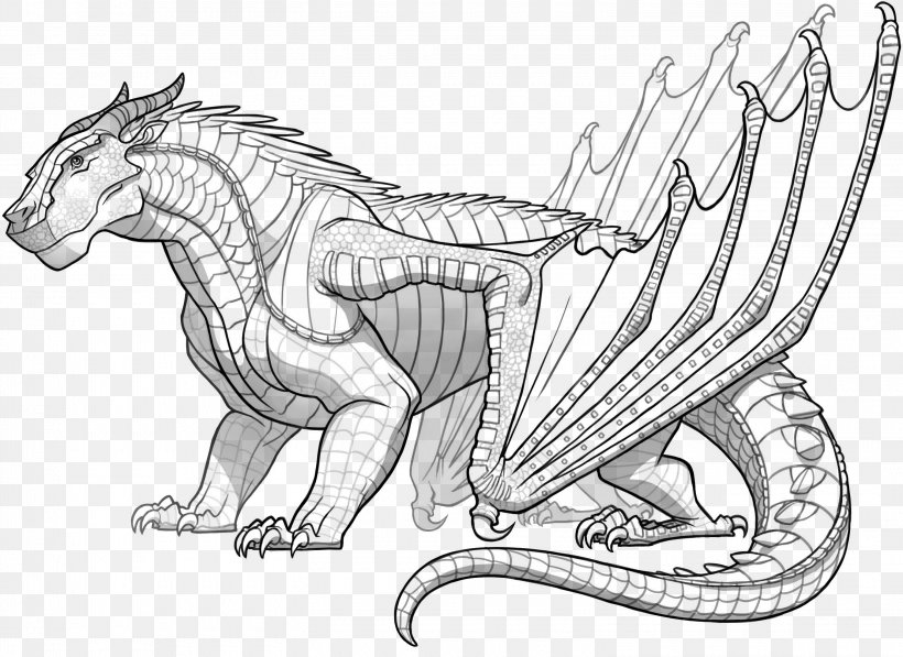 Download Wings Of Fire Coloring Book Dragon Fire Breathing Line Art ...