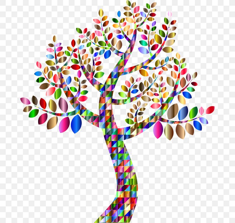 Tree Color Clip Art, PNG, 680x778px, Tree, Body Jewelry, Branch, Color, Flower Download Free