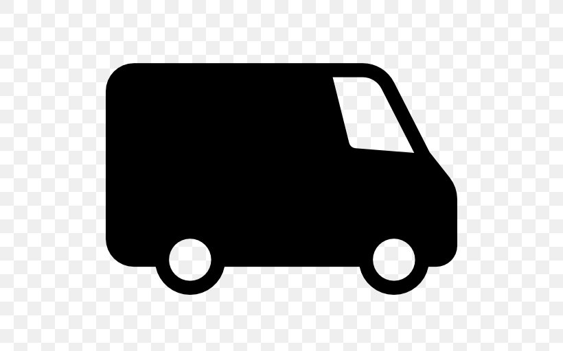 Van Car Truck Vehicle, PNG, 512x512px, Van, Automotive Exterior, Black, Black And White, Car Download Free