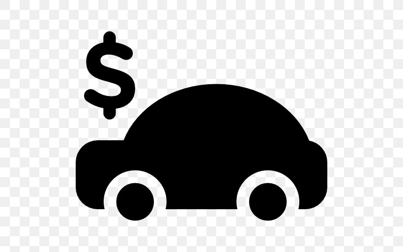 Car Proton Saga Dollar Sign Vehicle, PNG, 512x512px, Car, Automobile Repair Shop, Black, Black And White, Dollar Download Free