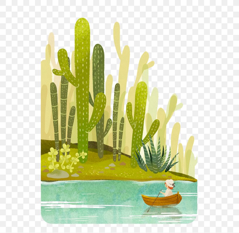 Drawing Cartoon Illustration, PNG, 600x801px, Drawing, Cactaceae, Cactus, Cartoon, Creative Work Download Free