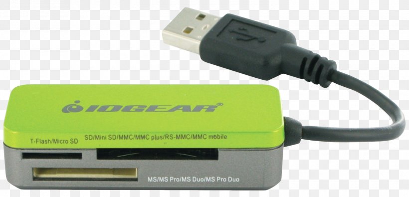 Memory Card Reader USB Secure Digital Memory Stick, PNG, 1500x724px, Flash Memory Cards, Adapter, Cable, Card Reader, Computer Component Download Free
