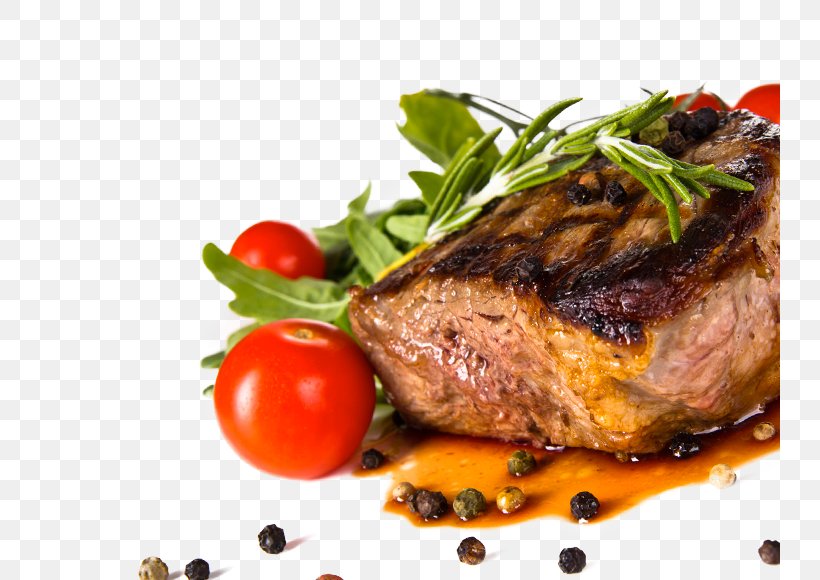 Beefsteak Restaurant Food Barbecue, PNG, 740x580px, Beefsteak, Animal Source Foods, Barbecue, Beef, Beef Tenderloin Download Free